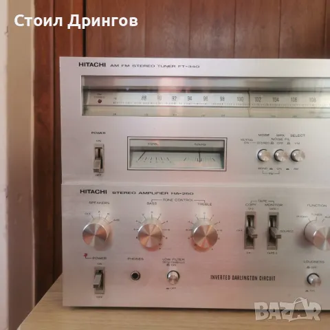 HITACHI HA-250&FT-340, снимка 3 - Ресийвъри, усилватели, смесителни пултове - 50124212