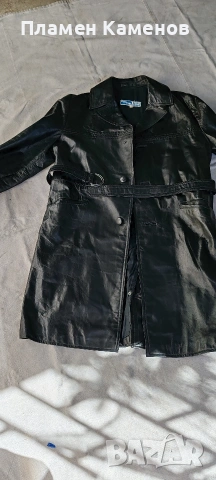 Мъжки кожен шлифер