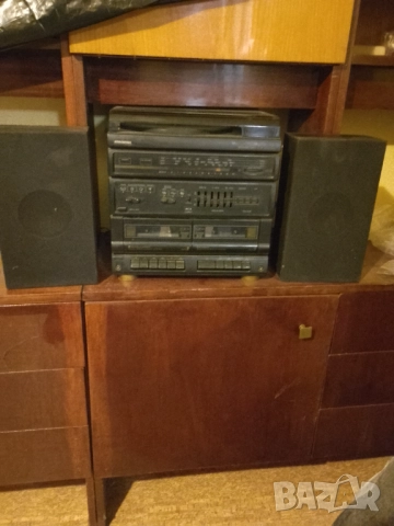 Радиокасетофон ,с две касети, грамофон, две отделни тонколони  "Mekosonik", снимка 5 - Аудио касети - 52697940