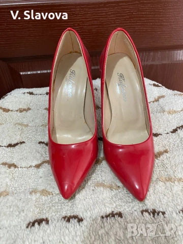 Обувки на висок ток, снимка 2 - Дамски обувки на ток - 52442455