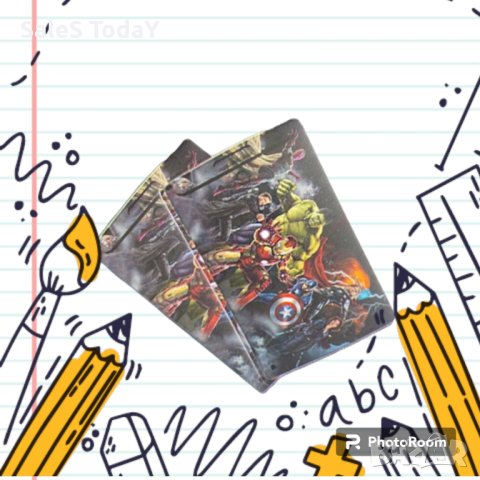 Таблет за писане и рисуване, 8,5 инчов екран, тип дъска, Герои Avengers