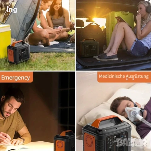 Преносима Захранваща Станция SBAOH 300W/296Wh – Соларен Генератор, снимка 5 - Къмпинг мебели - 50929003