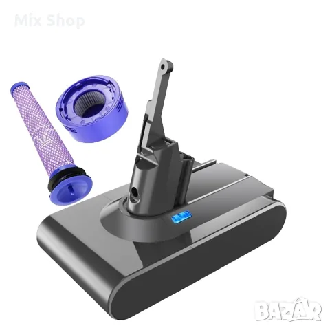 Нова Акумулаторна резервна батерия 21,6 V 8000 mAh за серия Dyson V8