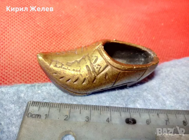 СТАРО БРОНЗИРАНО МЕДНО ЧЕХЪЛЧЕ ПЕПЕЛНИК с ОРИЕНТАЛСКА ОРНАМЕНТИКА РЪЧНА АРТ ИЗРАБОТКА 47806, снимка 12 - Антикварни и старинни предмети - 47606359