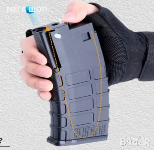 Играчка Gelsoft M416 автомат с аксесоари + гел муниции – безопасно забавление, снимка 3 - Други - 50378581