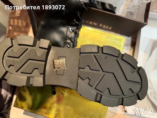 Чизми с връзки нови , снимка 2 - Дамски ботуши - 56545378