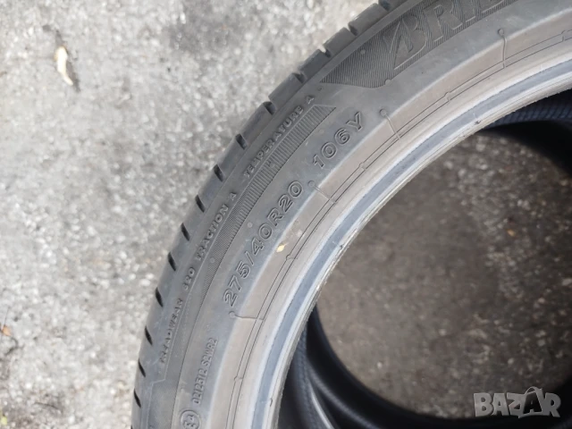 две джипови гуми Bridgestone Turanza 6- 275/40 R20 106Y 2023г., снимка 8 - Гуми и джанти - 51370711