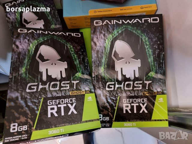 Чисто нова видеокарта GAINWARD GeForce RTX3060Ti Ghost 8GB, снимка 1 - Видеокарти - 34883629