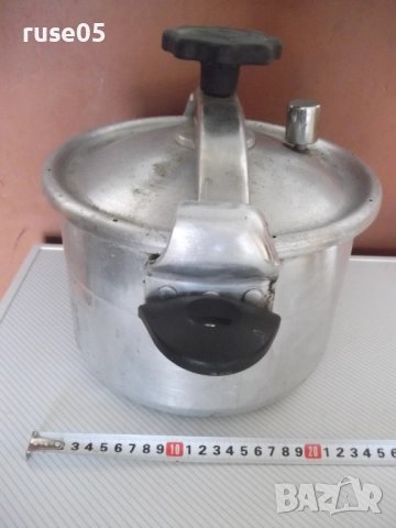 Тенджера под налягане "Минутка - 6 литра" съветска, снимка 3 - Съдове за готвене - 51800963