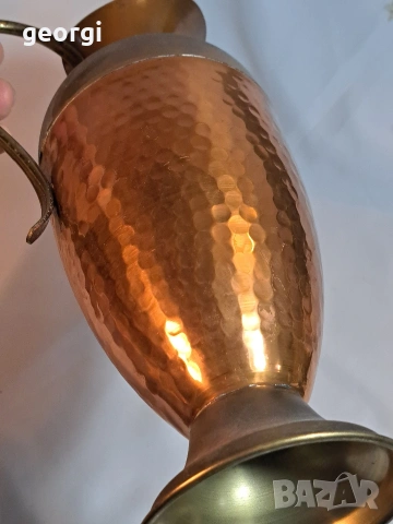 медна кана с бронзови елементи 32/4, снимка 5 - Декорация за дома - 53217986