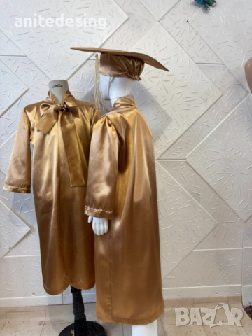 Тога и шапка за завършване на детска градина, снимка 6 - Детски рокли и поли - 53937306