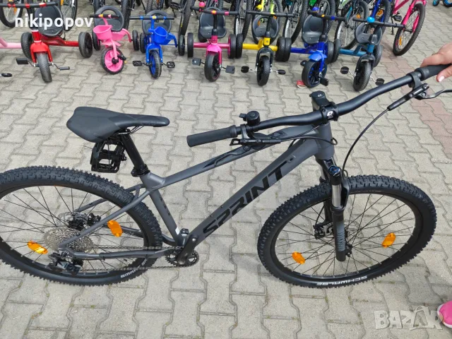 Промо велосипед 27.5" Sprint APOLON PRO сив, снимка 3 - Велосипеди - 56070324