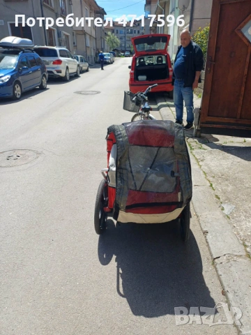 Продавам колело със ремарке, снимка 2 - Велосипеди - 54309247