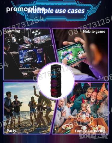 Голяма и Мощна Тонколона 3х8 инча с Безжичен Микрофон и Дистанционно, снимка 12 - Тонколони - 52513847