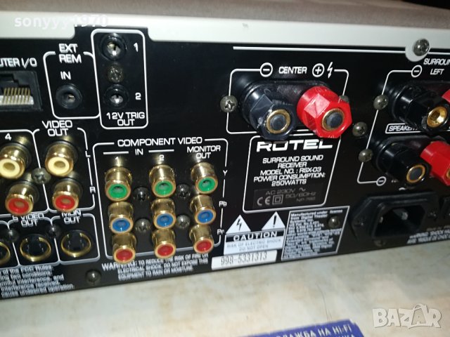 Rotel RSX-03 Surround Sound Receiver-ВНОС SWISS 1309231047L2EK, снимка 15 - Ресийвъри, усилватели, смесителни пултове - 42174622