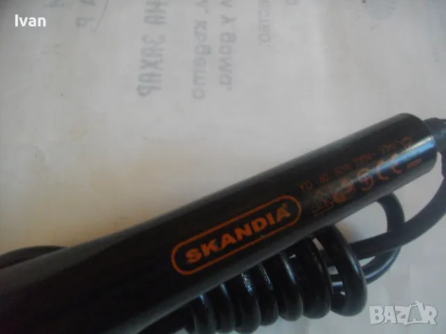 SKANDIA ОРИГИНАЛЕН ШВЕДСКИ БЪРЗОЗАГРЯВАЩ ЕЛЕКТРИЧЕСКИ ПОЯЛНИК 60 ВАТА, снимка 10 - Поялници и запояване - 48552761