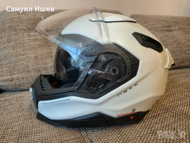 Цената е в ЕВРО Продавам каска Каска NEXXX.WST3 PLAIN WHITE PEARL ,, снимка 9 - Аксесоари и консумативи - 56156539