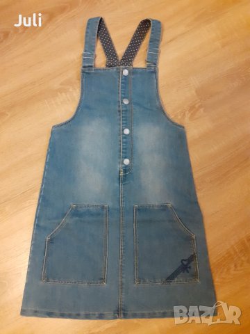 Сукман дънков на Окайди, снимка 2 - Детски рокли и поли - 42380266