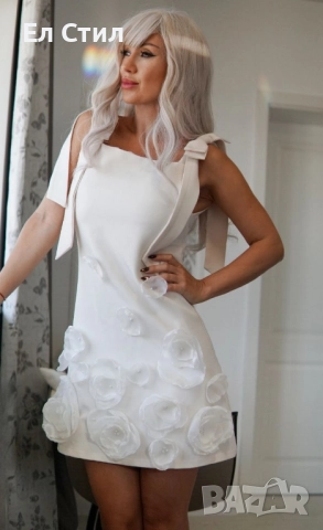 📌Кукленски модел рокля Размери С и М Цена 150лв/76.69 € Еконт, снимка 2 - Рокли - 52417597