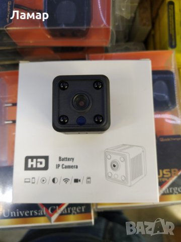 Мини WIFI IP охранителна шпионска камера FULL HD 1080p нощно виждане 160 градуса, снимка 1 - HD камери - 32145507