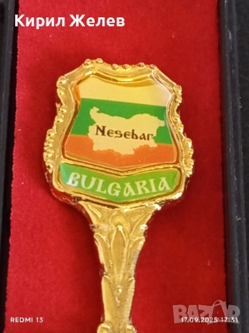 Колекционерска лъжичка сувенир спомен от НЕСЕБЪР перфектна 14204, снимка 3 - Други ценни предмети - 51747502