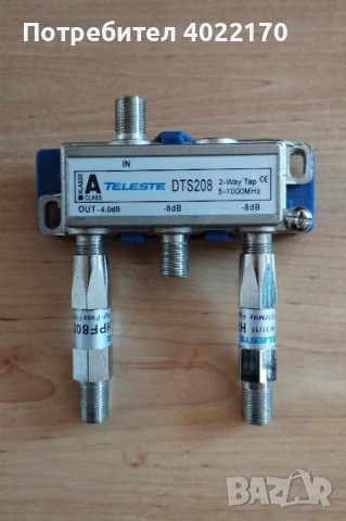 Чисто нов калкулатор и сплитер за кабелна телевизия с два конектора, снимка 3 - Друга електроника - 44790380