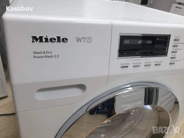 Miele WT1 PowerWash - Пералня със Сушилня Миеле 12м Гаранция, снимка 14 - Перални - 56141586