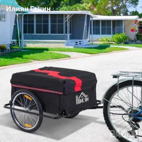 Сгъваемо велосипедно ремарке , снимка 9 - Аксесоари за велосипеди - 54086316