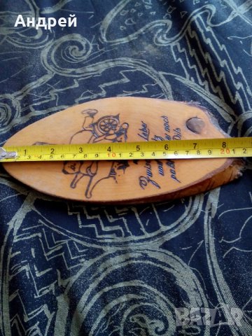 Стара дървена декорация,сувенир #9, снимка 4 - Антикварни и старинни предмети - 30773954