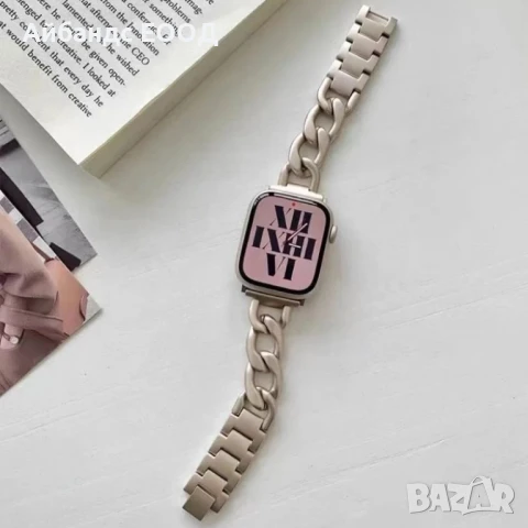 Стоманени каишки за Apple Watch ULTRA/SE/10/9/8/7/6/5/4/3, снимка 5 - Каишки за часовници - 49407664