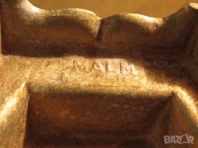 Голям бронзов  свещник за ханука  МЕНОРА 31х 28см. - еврейски свещник - внос от Израел, Йерусалим, снимка 6 - Антикварни и старинни предмети - 35483525