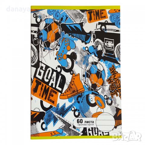 1688 Тетрадка малък формат, широки редове, офсетова хартия, 60 листа, снимка 5 - Ученически пособия, канцеларски материали - 30572944