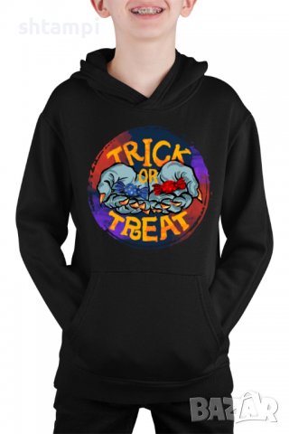 Детски Суитчър/Суитшърт Halloween 05,Halloween,Хелоуин,Празник,Забавление,Изненада,