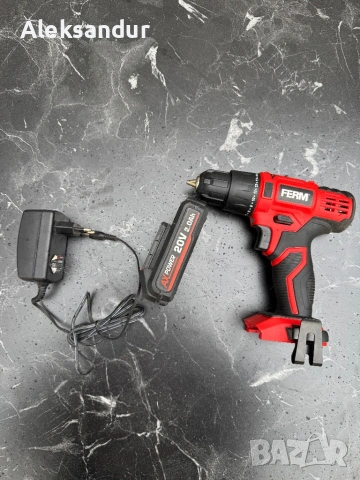 Винтоверт Ferm - чисто нов! + подарък отверки, снимка 2 - Винтоверти - 53970675