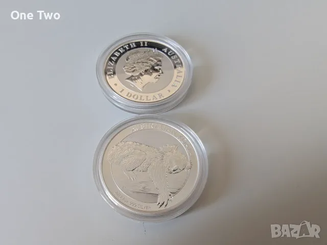 Сребърна монета, 1 oz Австралийска коала 2012, 99.99% сребро, снимка 3 - Нумизматика и бонистика - 56208321
