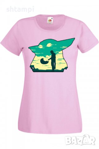 Дамска тениска Star Wars mandalorian baby yoda 1,Филм,Игра,superhero,Изненада,Подарък,Повод,, снимка 10 - Тениски - 37731813