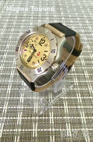 Восток Komandirskie 31J 100м Diver 350749, снимка 2 - Мъжки - 55776067