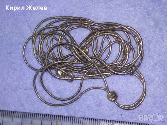 ФЕЕРИЧНО СТИЛНО СРЕБЪРНО ФЕШЪН АРТ КОЛИЕ СРЕБРО 925 ДИЗАЙНЕРСКИ ВИНТИДЖ РАЗДВИЖЕН МОДЕЛ 39920, снимка 9 - Колиета, медальони, синджири - 42599993