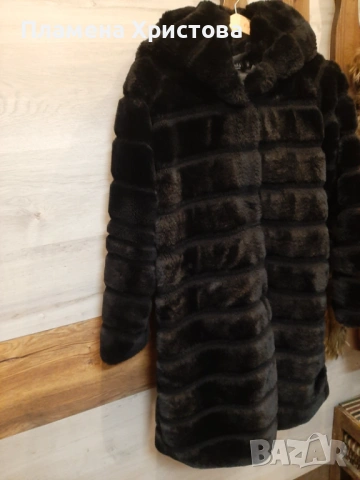 Палто от еко пух