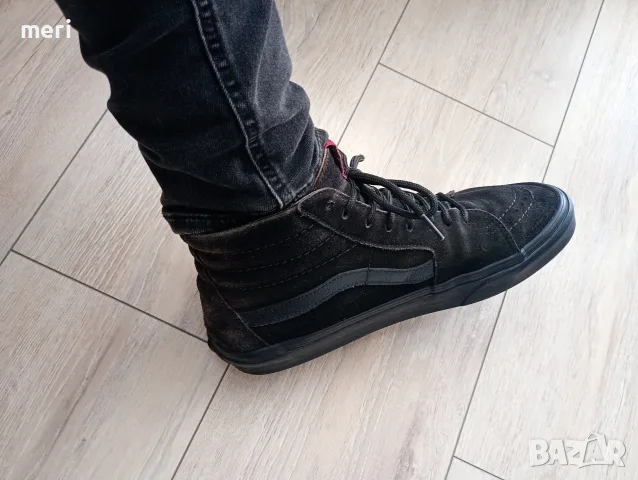 Vans Skate Sk8-Hi Skate Shoe Black , снимка 2 - Кецове - 55884757