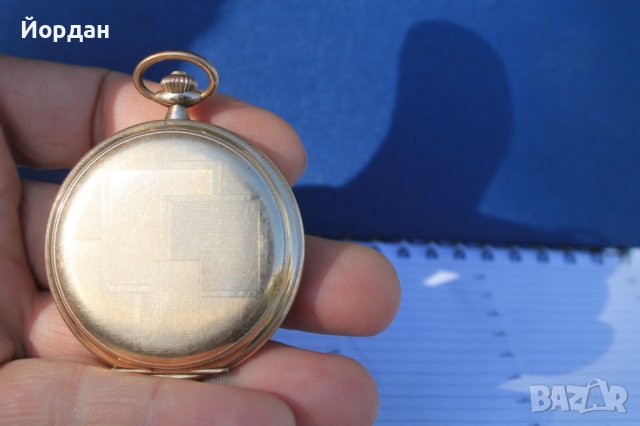 Швейцарски джобен позлатен часовник "BWC ''  52 мм, снимка 17 - Антикварни и старинни предмети - 40579743