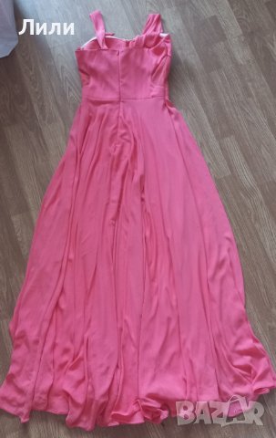 Дамска розова рокля, снимка 2 - Рокли - 42214350