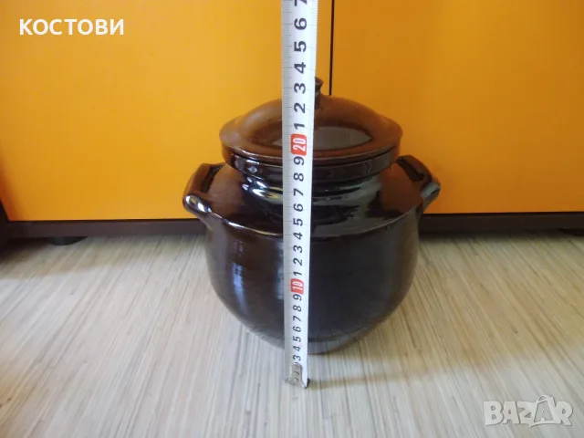 Керамично гърне + 2 гювечета , снимка 6 - Съдове за готвене - 56413618