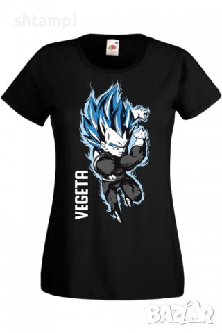 Дамска тениска Аниме Манга Dragon Ball Z Vegeta,Анимация,игра,Празник,Повод., снимка 2 - Тениски - 38058949