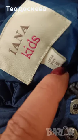 Тъмносиньо яке за момиче IANA KIDS, снимка 6 - Детски якета и елеци - 27553536