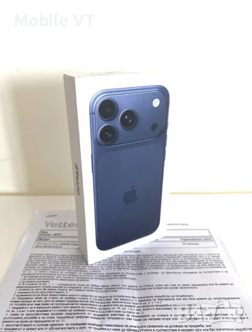 НОВ! iPhone 17 Pro 256GB Deep Blue ГАРАНЦИЯ 36 Месеца!, снимка 3 - Apple iPhone - 55934569