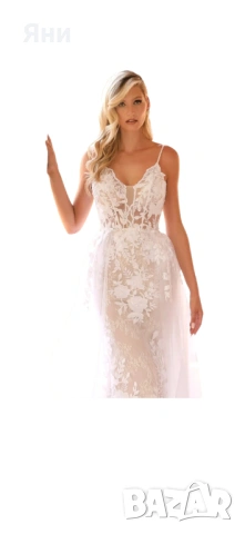Сватбена рокля, снимка 2 - Сватбени рокли - 54163745