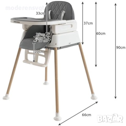 Детски сгъваем стол за хранене 6в1, снимка 8 - Столчета за хранене - 42842729