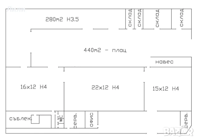 Промишлена-Складова сграда 180 кв.м... +200, 265+350+400/+665 кв.м с. Рогош/Скутаре, снимка 3 - Складове - 54222945