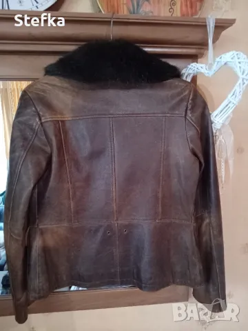 Яке от естествена кожа с подплата Red Wood, снимка 2 - Якета - 49161648